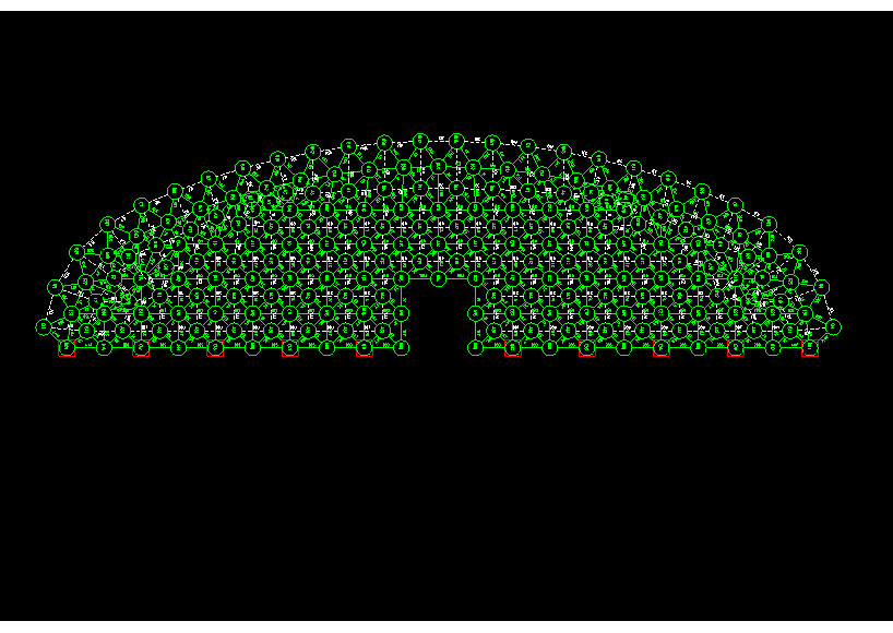 萍乡锡林浩特91跨，1000米长干煤棚网架设计