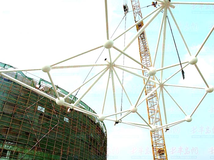 萍乡体育馆网架安装