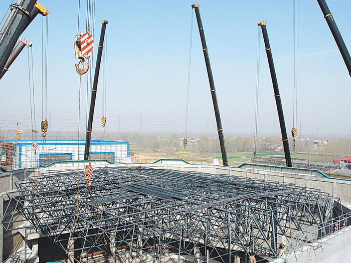 萍乡网架高空滑移法